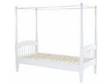 Modern White Double Four Poster Bed. Slightly different....